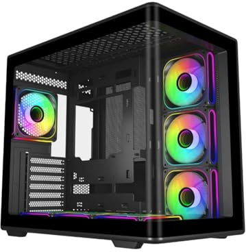 Cooler Master Elite 600 E600-KGNN-S02 7x120 mm ARGB fläkt ATX svart Mid Tower spelhölje