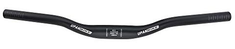UPANBIKE MTB Mountainbike Fahrrad extralanger Lenker 31,8 mm x 440 mm Riser Bar(Schwarz)