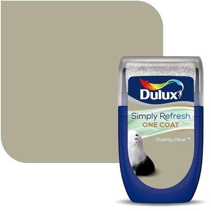 Dulux 5382964 Simply Refresh Tester Paint, Overtly Olive, 30 ml