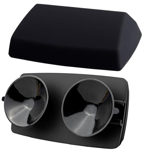 IoT Slash EZ Pass Cover + Holder with Super-Strong Suction Cups. Compact All-Black Look Inside & Outside Your Windshield for Your E-Z Pass and I-Pass