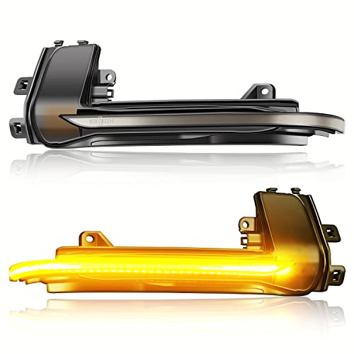Asasytal Clignotants Dynamiques à LED de Rétroviseur Latéral Pour Au-di A4 B8.5 A5 B8.5 S5 A3 8P B8.5 RS3 RS4 RS5, Lampe LED à Indicateur de Miroir, 2 Pièces