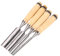 Set di sgorbie da 4 pezzi, set di scalpelli affilati, set di scalpelli per legno, strumento per carpenteria in legno per sgorbia da falegname, set di scalpelli per principianti e professionisti