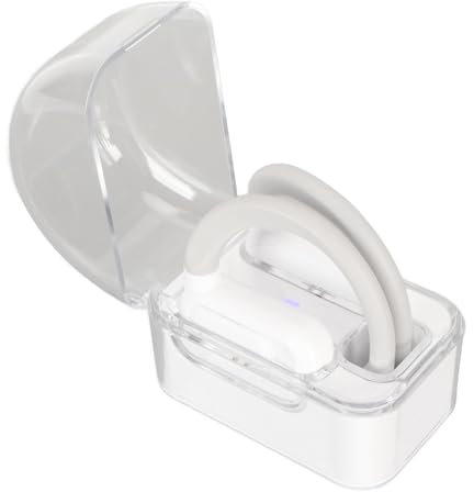 Elprico Sprachübersetzer-Ohrhörer in Echtzeit, 2-Wege-Übersetzungs-Ohrhörer in 144 Sprachen, Tragbares Übersetzungs-Headset mit APP für Musik und Anrufe, für IOS, Android und (White)