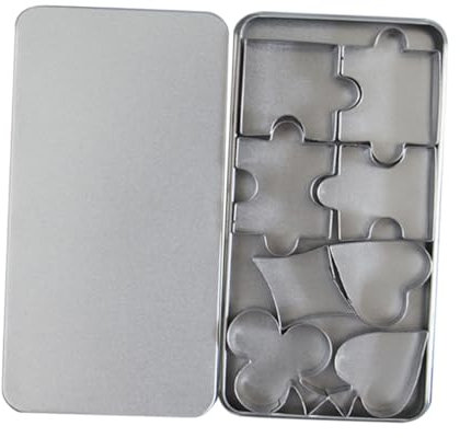 CAXUSD Christmas Cookie Cutters Stainless Steel Dessert Cutters for Baking Adorable Biscuit Molds Snowflake Cookie Molds Cake for Baking