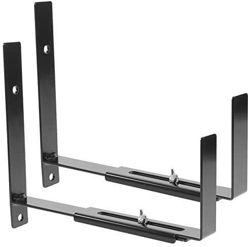INOOMP 2pièces Supports Suspendus pour Jardinières De Terrasse Crochets Réglables pour Rambarde Utilisables Intérieur Et Extérieur pour Plantes Et Fleurs