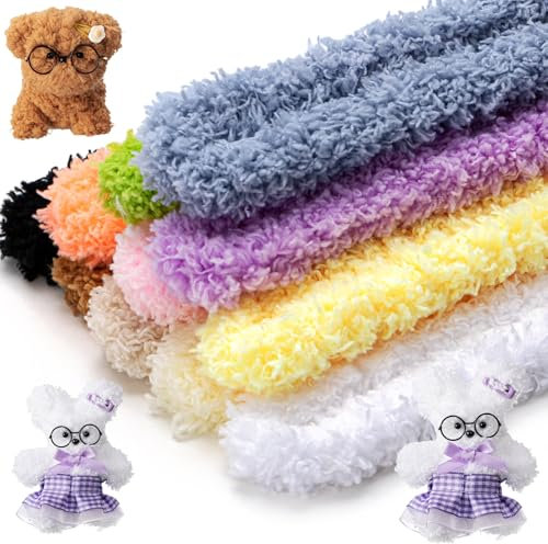 VitalCozy Pfeifenreiniger, Chenille-Stiele, Kunst- und Bastelbedarf, mehrfarbig, Pfeifenreiniger, Bastelbedarf für DIY-Projekte, Dekorationen, 12 Stück