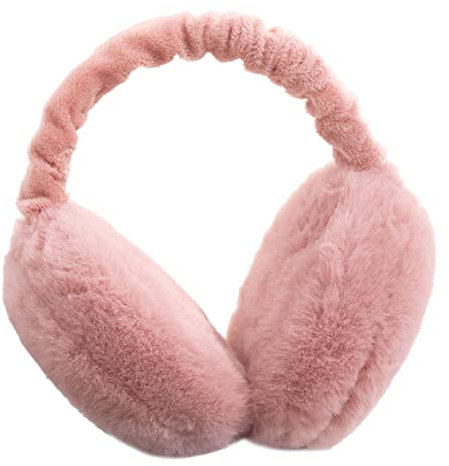 Bastwahl Ohrwärmer Erwachsene Winter Damen Weiß - Weich Mode Ohrenschutz Ear Muffs Ear Warmers for Women Winter Ohrenschützer Faltbare&verstellbar Ohrenwärmer Kunstpelz Plüsch