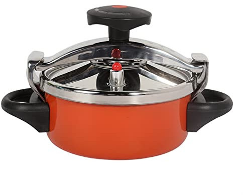Ollas a presión de acero inoxidable, Olla a presión pequeña de 2L de acero inoxidable for amantes de la comida a presión o for cocinar al vapor, olla de cocina casera de Gas Compatible con cocina de i