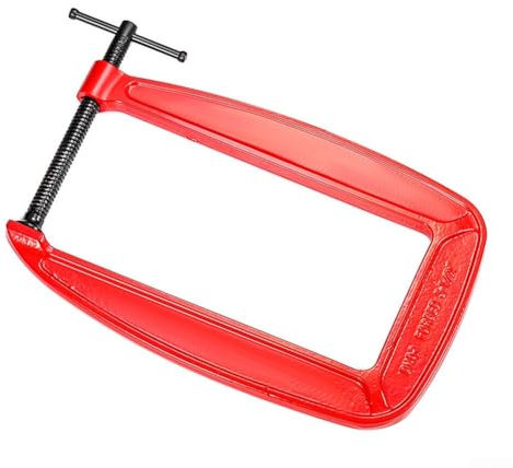 MeevrgR Serre-joint robuste de type G pour le travail du bois - Ouverture de mâchoire de 110 mm - Profondeur de gorge de 305 mm - Pinces de fixation solides pour travaux manuels, maçonnerie, soudage