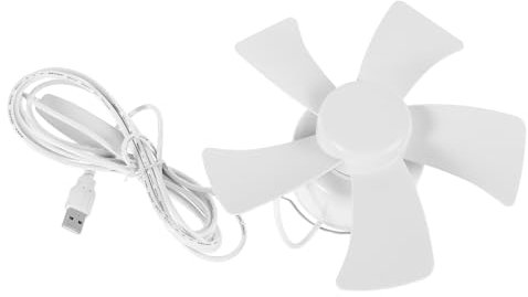 Alipis Portable Ceiling Fan with Timer Setting Hanging Fan for Dorm Bedroom Camping and Travel High Airflow Small Fan for Tent and Bedside Use