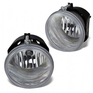 YannnnV12 Nebelscheinwerfer Für Jeep Commander 2006 2007 2008 2009 2010,4805858AA,DRL Halo Ring Tagfahrlicht Nebelscheinwerfer,Frontstoßstange DLR Nebelscheinwerfer