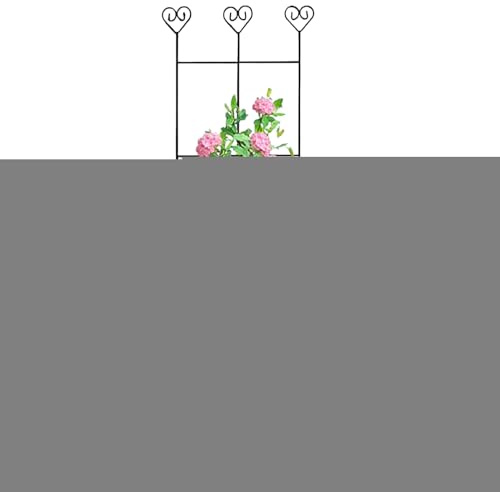 Garden Trellis, Metal Trellis For Climbing Plants Garden, Metal Stakes Support Yard Decor | Raised Beds & Support Structure For Indoor Outdoor Flower Vine Ivy Rose Vegetable Houseplant Monstera Pothos
