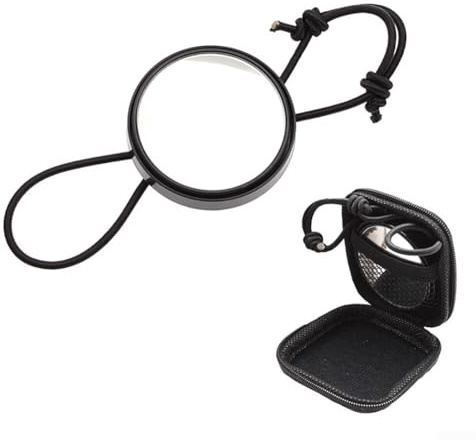 Efficace pour l'observation sous-marine avec miroir de poignet de plongée sous-marine et bande réglable (noir)