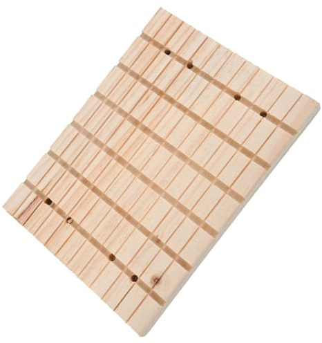 WEKAMOS Small Pet Wooden Scratching Board 27x20x1.5cm Rabbit Claw Grinding Plate Household Pet Accessory for Rabbits and Small Animals