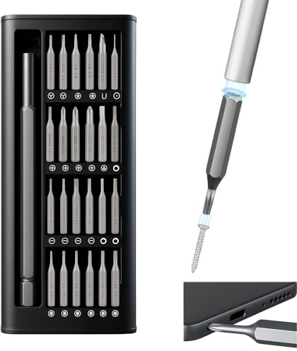 120 i 1 precisionsskruvmejselset med magnetiska bits - elektronisk reparationssats för telefon, PC, konsoler, glasögon, klockor
