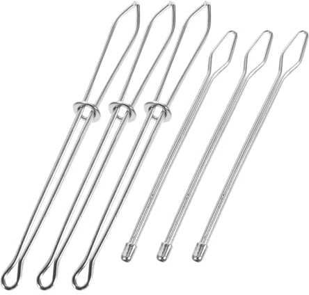 LOLIPPYY 6pcs Metal Drawstring Threaders with Ergonomic Design Cord Puller Sewing Tool Clips for Hoodie Pants Efficient Time Saver for DIY Sewing Projects and Home Renovation