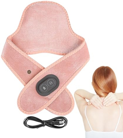 Almohadilla Térmica Para Cuello Masajeador Eléctrico USB Con 3 Temperaturas | Almohadilla Térmica Para Cuello Y Hombros Para Alivio De Molestias Espalda Mujeres Hombres Ancianos Hogar Oficina