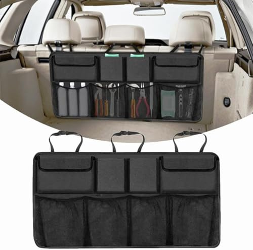 DAMALILI Auto Kofferraum Organizer für Mercedes Benz CLA Shooting Brake X117 /X118, Kofferraumtasche Faltbar Autotasche Box Stabiler Praktisch rutschfest Zubehör Innenraum