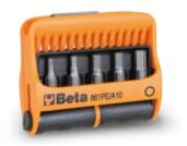 Beta 861PE/A10 - Serie di 10 inserti con portainserti magnetico in astuccio tascabile