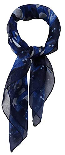 TigerTie Damen Chiffon Nickituch Halstuch gemustert - Größe 58 x 58 cm