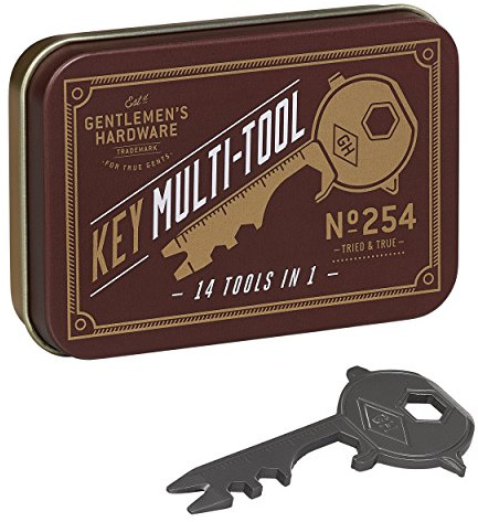 Gentleman's Hardware 14 en 1 llave multiherramienta, titanio, GEN254