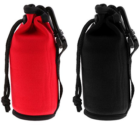 Perfeclan 2er-Set Neopren Flaschenhülle Trinkflasche Thermohülle Isolierhülle für Sport, Outdoor, Unterwegs