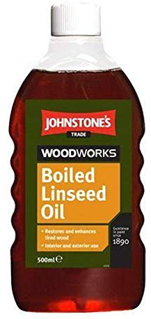 Johnstones Trade WoodWorks Boiled Linseed Oil 500ml J-730432