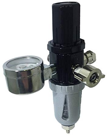 Sparmax Druckregler mit Kondenswasserfilter und Manometer