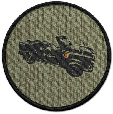 Patch NVA Kübel P601a DDR Strichtarn Aufnäher Nationale Arme #39400