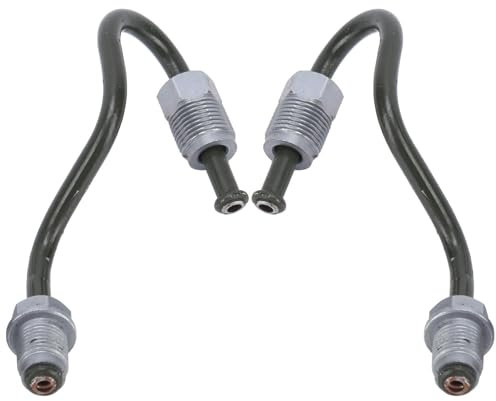 BOROCO Manguera de freno,2PCS Línea de freno trasero izquierda y derecha 1K0611763E 1K0611763F Reemplazo para A3 Convertible