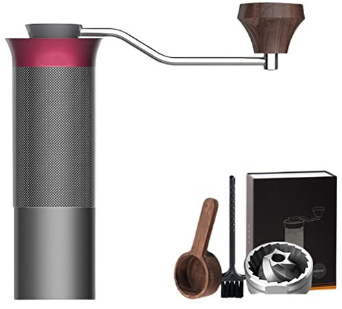 Portable Coffee Maker Coffees Grinder Machine Aero Press Manual Mini Stainless Steel Portable for Office Atelier Kitchen Camping (purple)