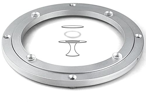 Hochleistungs-Aluminiumlegierung Rotierende Lager Drehscheibe Robuste Kugellager Für Esstisch TV Monitor Kaleidoskope Tischplatte Serving Messe-Displays Hause Restaurante ( Size : 12 inches (300mm) )