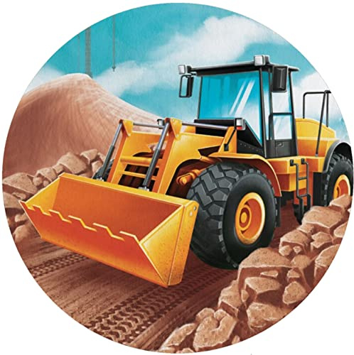 Fondant Tortenaufleger Tortenbild Geburtstag Autos Baustellenfahrzeuge Bagger Trecker K 104