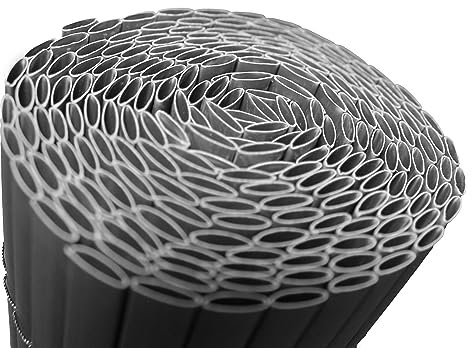 INTRECCI Rotolo Arelle in PVC, Cannette da Giardino, Recinzione Giardino, 1.5x3 m, per Esterno, Resistente alle Intemperie, Migliora la Privacy, Scherma Vento e Sole, Colore Natural Antracite