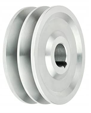 Keilriemenscheibe 70mm 2-rillig Für Keilriemen SPB 17mm Welle 30mm, Varianten Riemenscheiben 60mm-160mm Welle von 19 mm bis 42 mm mit Keilnut, Doppelrad 2x17mm Riemenrad Riemenantrieb