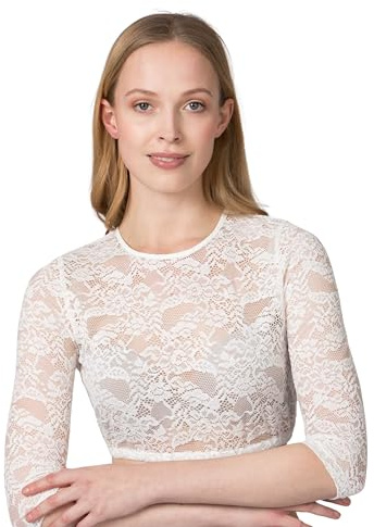 Stockerpoint Women's Akasha Dirndl Blouse, cream, 6