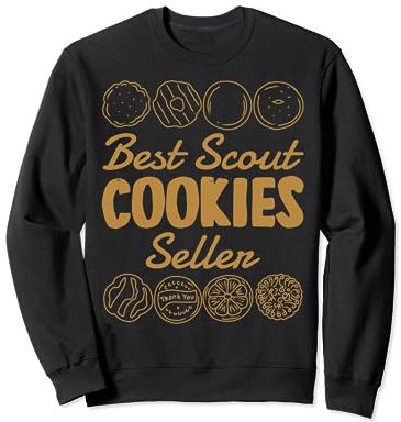 Biscuit Best Scout Cookies Seller Hornear Galletas Sudadera