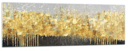 Quadri Moderni su Vetro 160x50 cm Stampe da Parete Astratto Arte - 5632 | Minimalismo Deco Quadro Decorativo Grande XXL Decorazione Murale Soggiorno Arte da Parete Decorazione da Parete ARTTOR