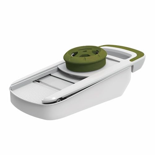 Biesse C100/31 - Mandolina da cucina multiuso con 4 lame intercambiabili e vaschetta,Bpa Free, 100% Made in Italy 30 x 15 x 11 cm