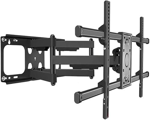 PMCIGQTH Supporto TV Universale, Supporto TV Multifunzione da Parete, Girevole e inclinabile, Movimento Completo per la Maggior Parte dei televisori da 48-90 Pollici, Supporta Fino a 60 kg,