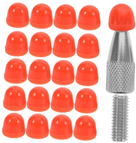 TOPPERFUN 48pièces Outils De Réparation De Carrosserie Kit De Débosselage Auto Embouts De Marteau Remplaçables Pour Réparation De Dents Et Bosses Sur Véhicules