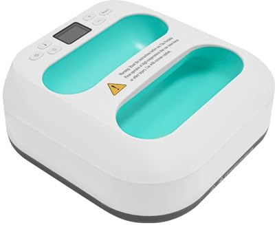 panfudongk Plotter pressa per macchina per trasferimento HeatPress, pressa a caldo, in tela, fai da te, 23 x 23 cm, superficie di riscaldamento 1000 W, riscaldamento rapido (verde)