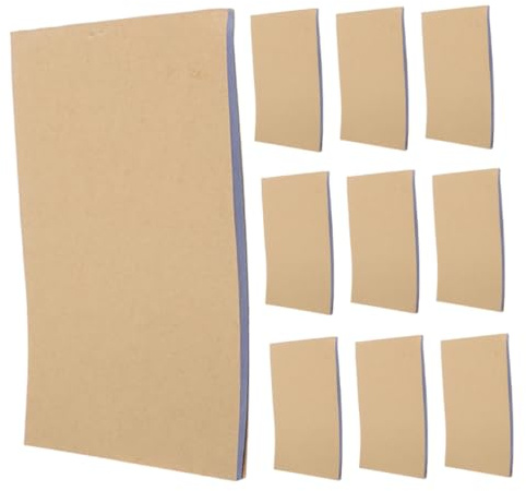 OSALADI 10stücke Kopierblock aus Kraftpapier Leere Notizbücher Selbstdurchschreibende Schreibblöcke für Büro Taschennotizbuch ohne Kohlepapier Tragbare Rechnungsblöcke
