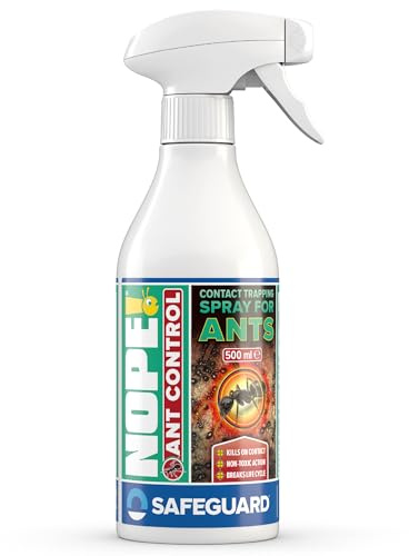 NOPE! Controllo Formiche - 500 ml - Rapida Azione - Interni ed Esterni - Senza Pesticidi e Inodore - Sicuro per bambini e animali domestici
