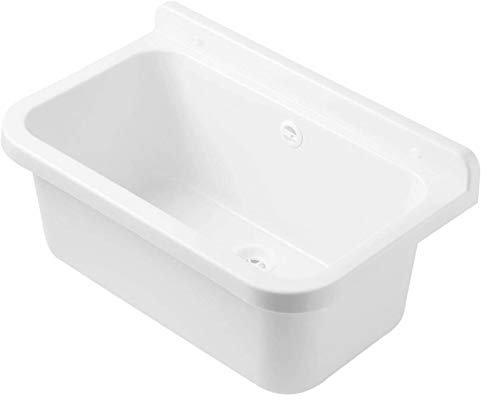 Kunststoff Ausgussbecken weiß, 550x340x210mm