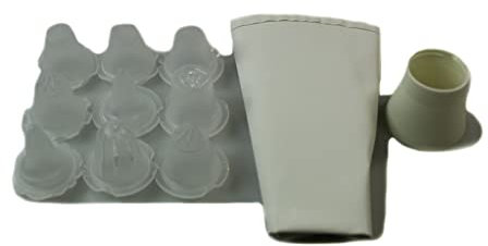 Tupperware Backen Tortenzauber 400 ml weiß 9 TÜLLEN D70 Dressierset