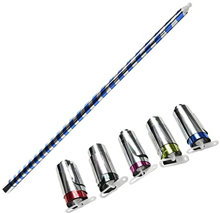 Magischer Zauberstab Kunststoff,75cm Professioneller Zauberstab Tragbare Magische Teleskopstange Magic Pocket Stick Taschenstab Pocket Staff Ausziehbarer Pocket Prop Requisiten Zaubertricks Zubehör