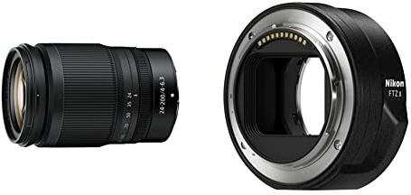 Nikon Z 24-200mm 1:4.0-6.3 VR & FTZ II (Adapter für F Objektive auf Z-Mount Kameras)