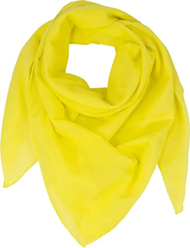 fashionchimp BASIC-Baumwolltuch in Uni-Farben, Unisex-Halstuch aus 100% Baumwolle, quadratisch, Damen und Herren
