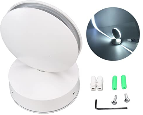 LED-korridorv?gglampa 360 Grader Roterande Aluminiumskal Ljust Mjukt Vitt Ljus Enkel Installation V?gglampa LED Korridor LED-lampor